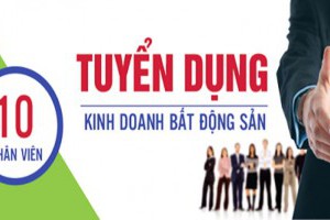 Tuyển dụng 10 sales bất động sản thổ cư tại Hà Nội