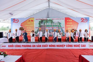 Khởi công dự án nông nghiệp công nghệ cao tại quận Long Biên