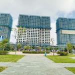 Bán 77,51m2 căn 2 ngủ 2 vs, tầng 6, tòa K1 chung cư Khai Sơn City. Ban công hướng ĐN view hồ
