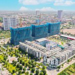 Bán 77,51m2 căn 2 ngủ 2 vs, tầng 6, tòa K1 chung cư Khai Sơn City. Ban công hướng ĐN view hồ