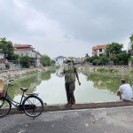 Vị trí vàng Đông Dư: 59,1m2 đất thổ cư, mặt tiền kinh doanh sầm uất, view hồ thoáng mát